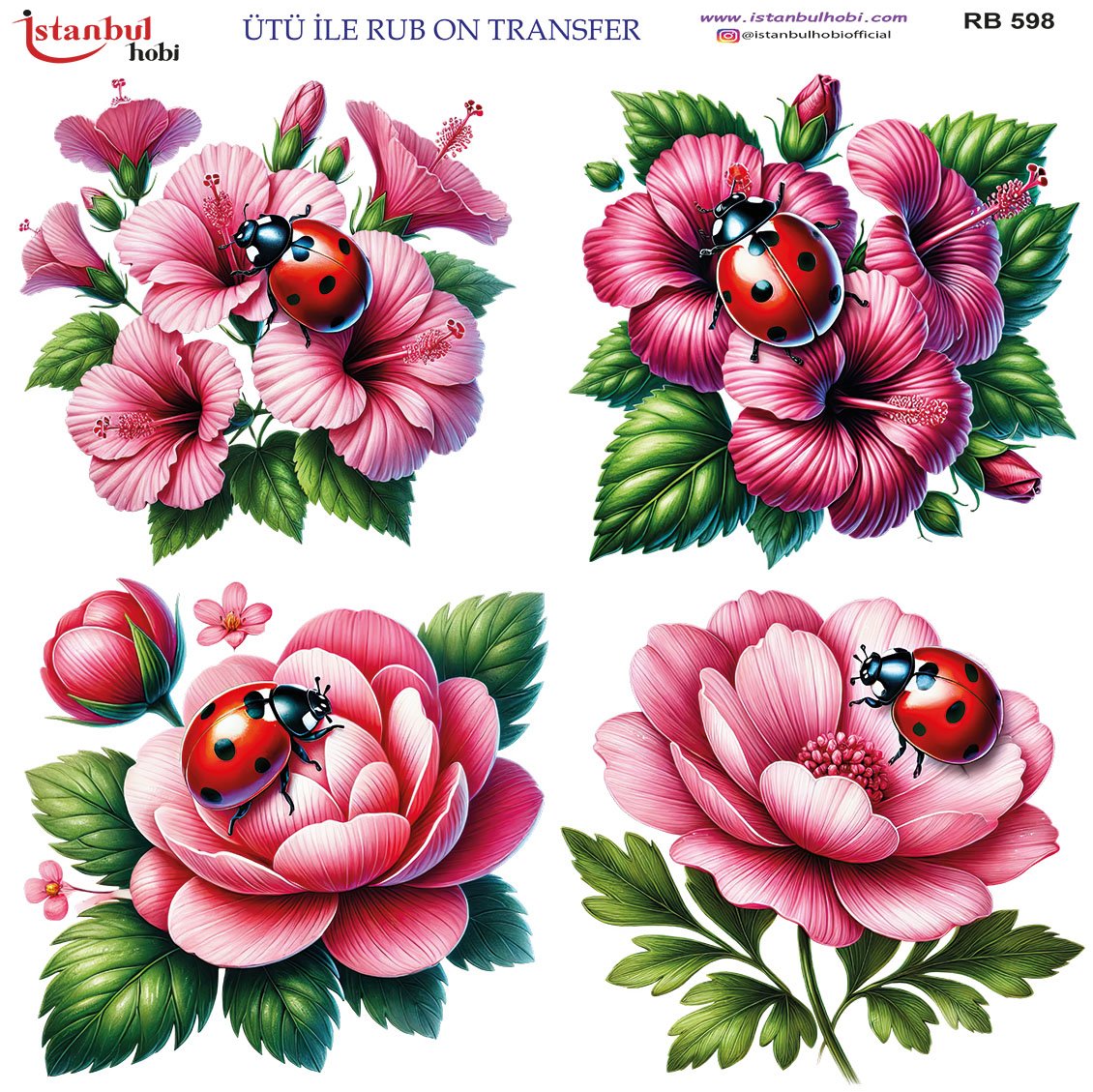 Ütü İle Rub On Transfer 30x30cm RB598