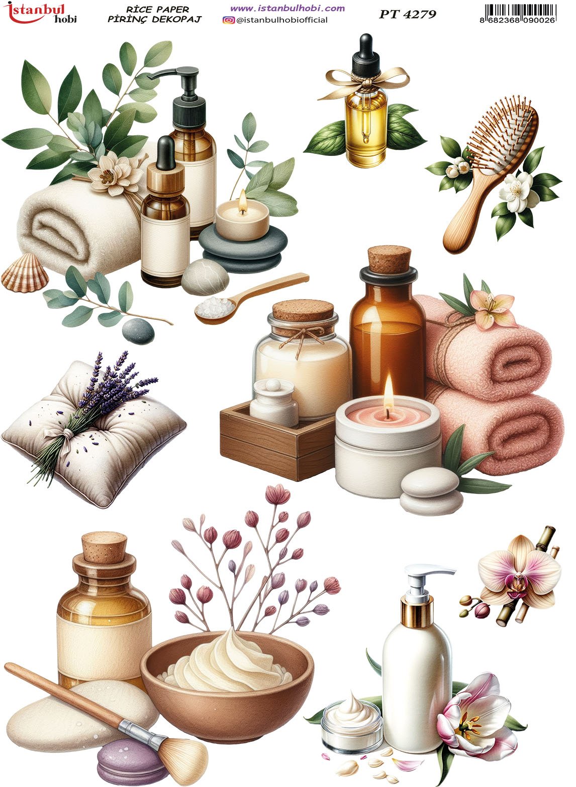 Pirinç Dekopaj Kağıdı 30x42cm PT-4279