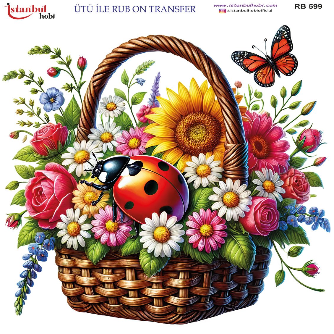 Ütü İle Rub On Transfer 30x30cm RB599