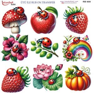 Ütü İle Rub On Transfer 30x30cm RB600