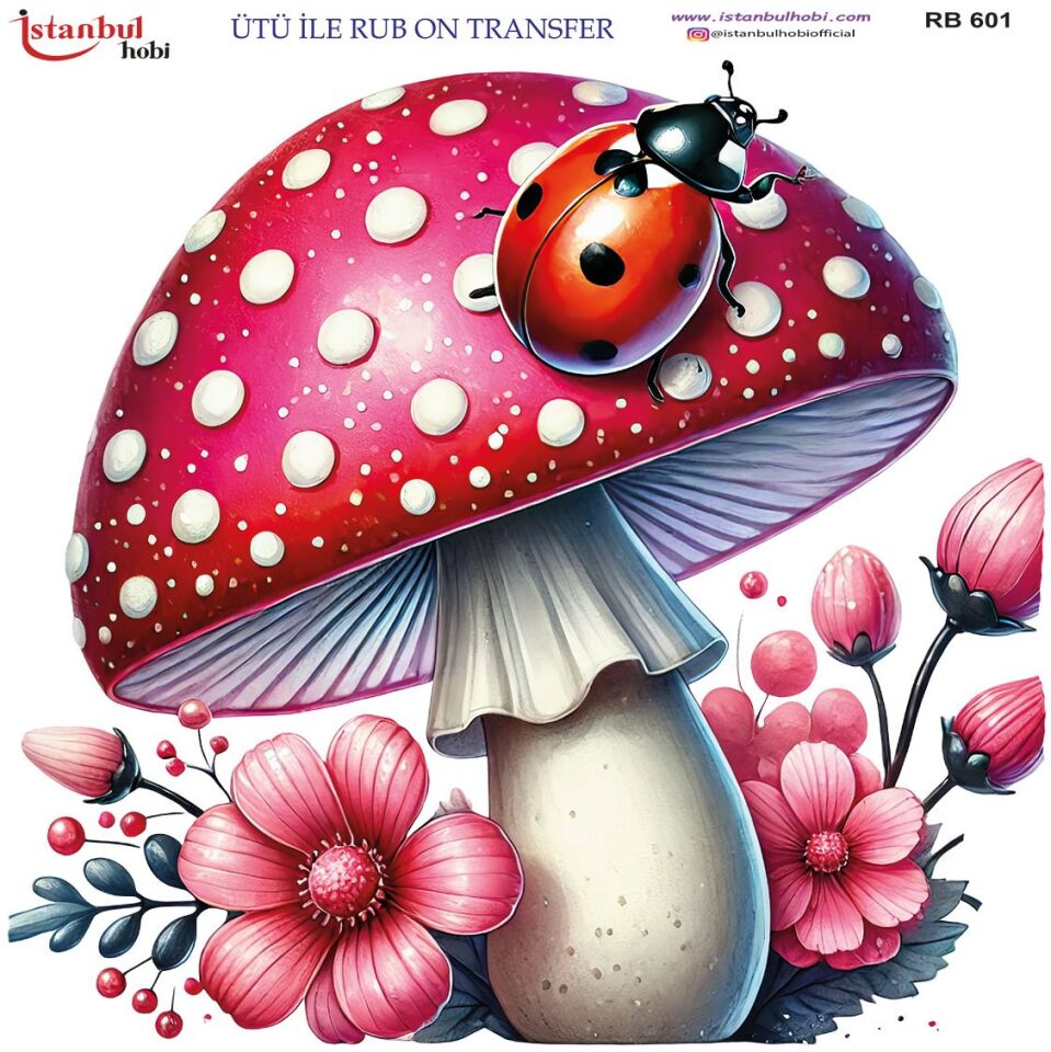 Ütü İle Rub On Transfer 30x30cm RB601