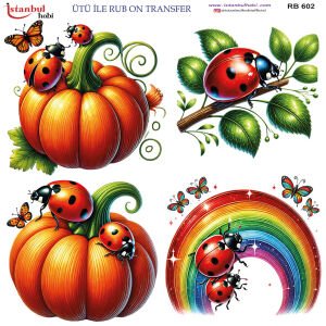 Ütü İle Rub On Transfer 30x30cm RB602