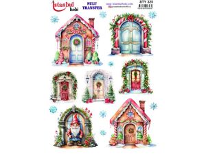 Yılbaşı Sulu Transfer Kağıdı 25x35cm STY-325