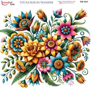 Ütü İle Rub On Transfer 30x30cm RB604