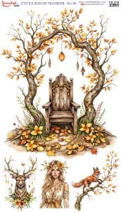 Ütü İle Rub On Transfer 30x50cm CK319