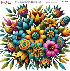 Ütü İle Rub On Transfer 30x30cm RB605