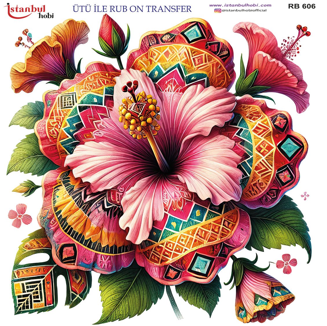 Ütü İle Rub On Transfer 30x30cm RB606