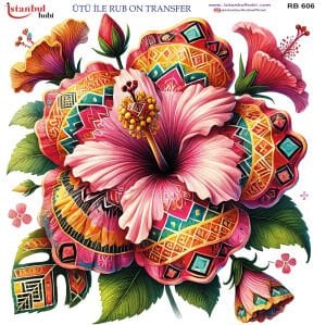 Ütü İle Rub On Transfer 30x30cm RB606