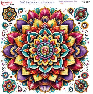 Ütü İle Rub On Transfer 30x30cm RB607