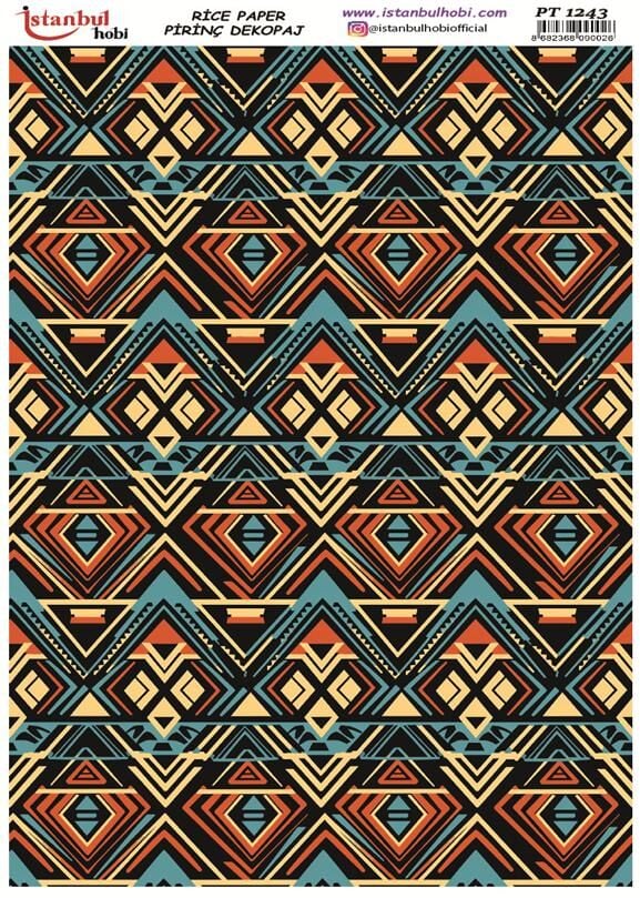 Pirinç Dekopaj Kağıdı 30x42cm PT-1243