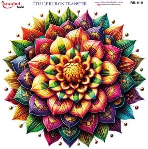 Ütü İle Rub On Transfer 30x30cm RB610