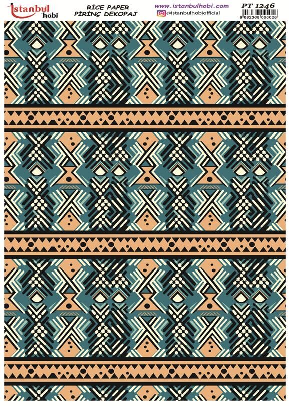 Pirinç Dekopaj Kağıdı 30x42cm PT-1246