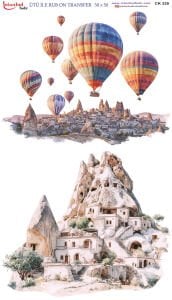 Ütü İle Rub On Transfer 30x50cm CK328