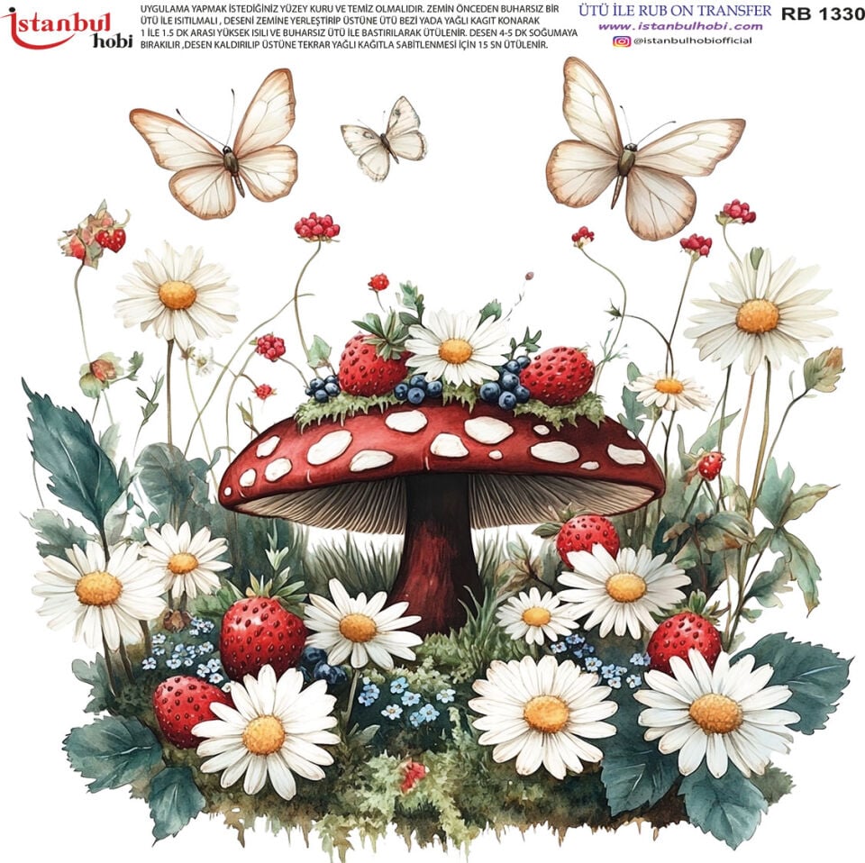 Ütü İle Rub On Transfer 30x30cm RB1330