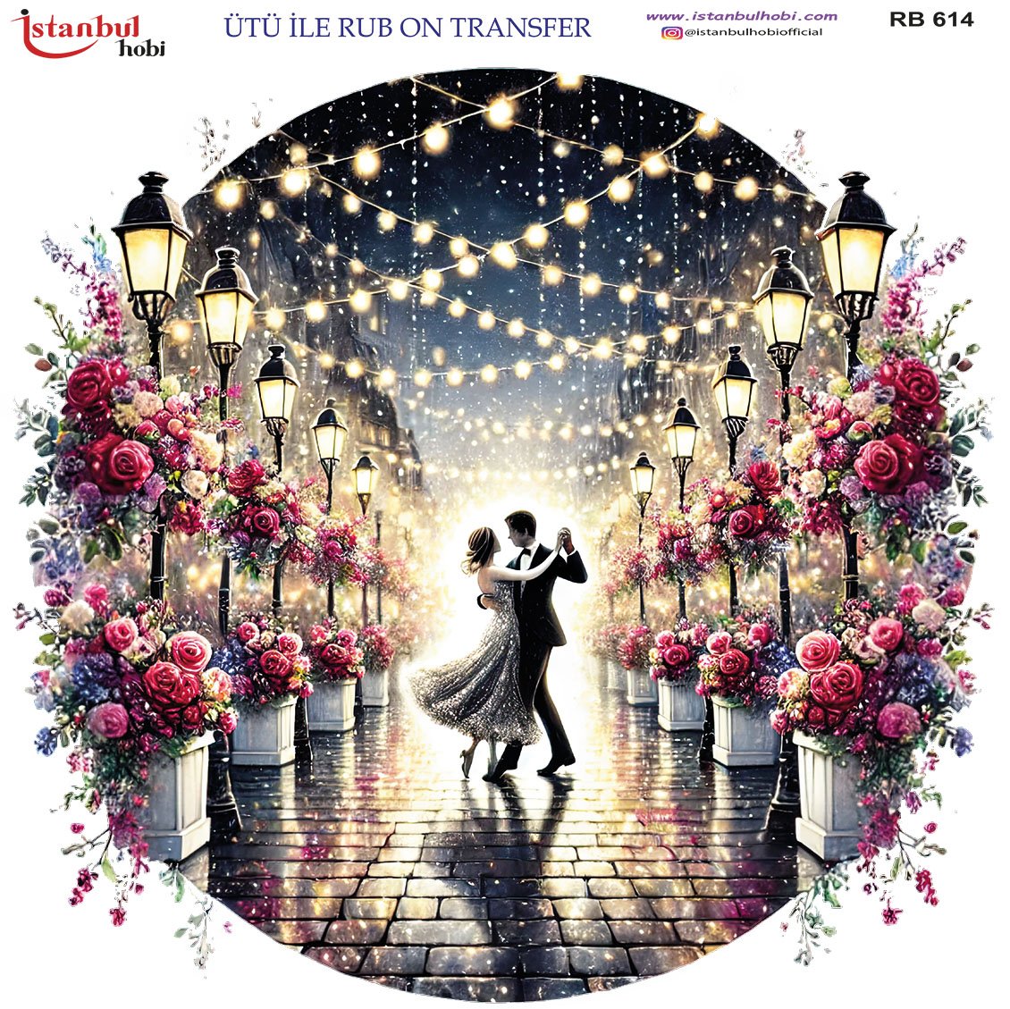 Ütü İle Rub On Transfer 30x30cm RB614