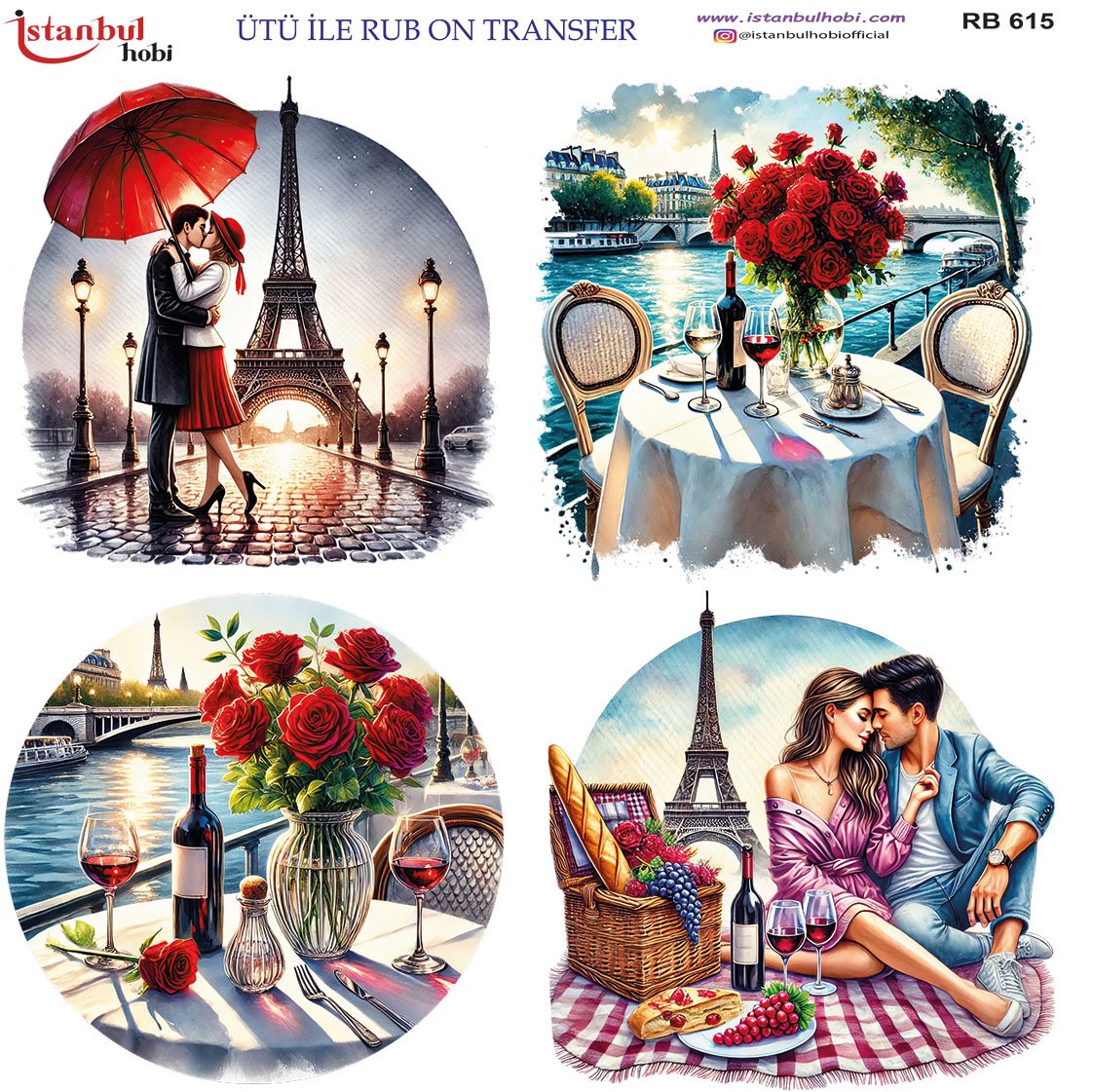 Ütü İle Rub On Transfer 30x30cm RB615