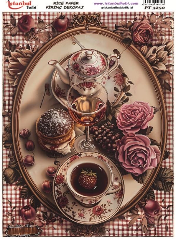 Pirinç Dekopaj Kağıdı 30x42cm PT-3250