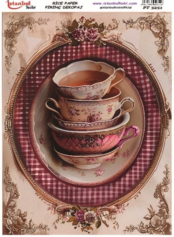 Pirinç Dekopaj Kağıdı 30x42cm PT-3251
