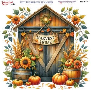 Ütü İle Rub On Transfer 30x30cm RB617