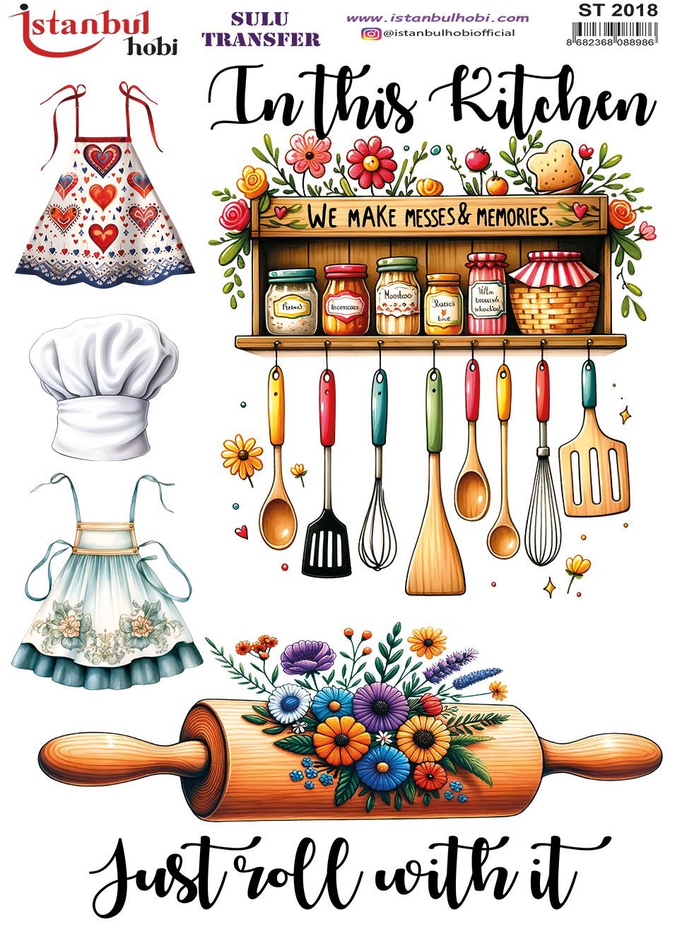 Sulu Transfer Kağıdı 25x35cm ST-2018