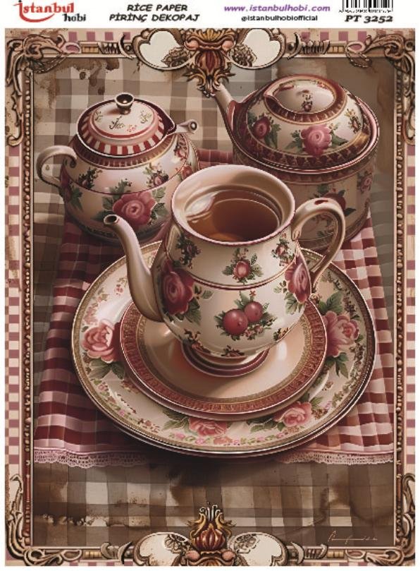 Pirinç Dekopaj Kağıdı 30x42cm PT-3252