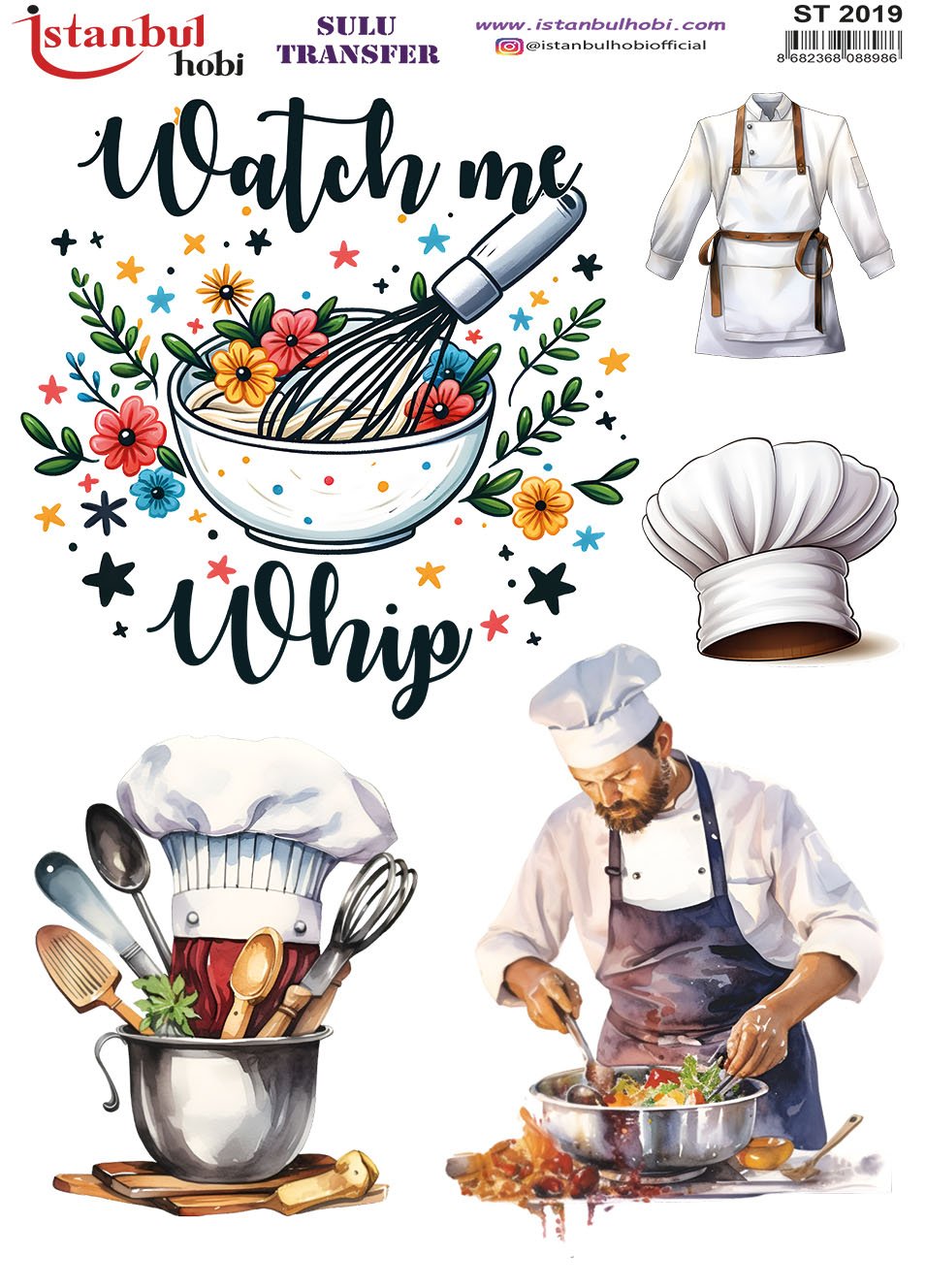 Sulu Transfer Kağıdı 25x35cm ST-2019