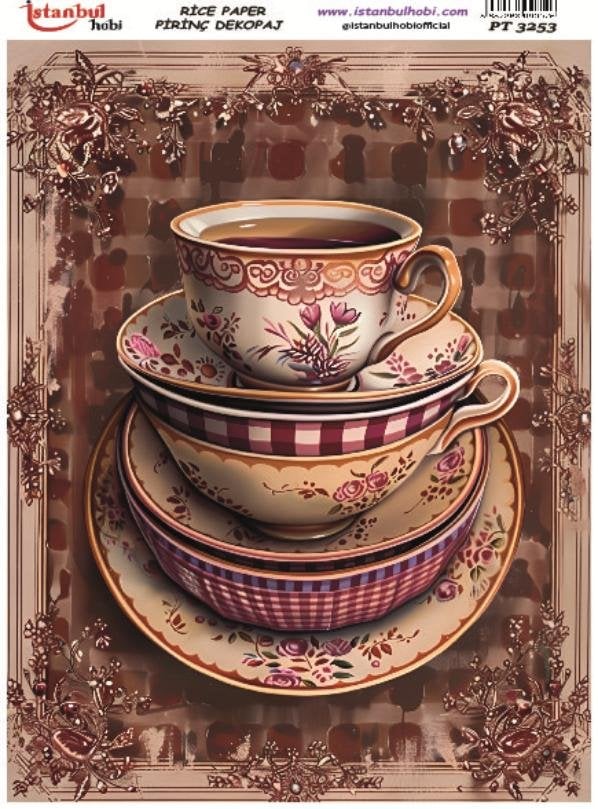 Pirinç Dekopaj Kağıdı 30x42cm PT-3253