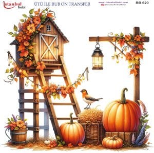 Ütü İle Rub On Transfer 30x30cm RB620