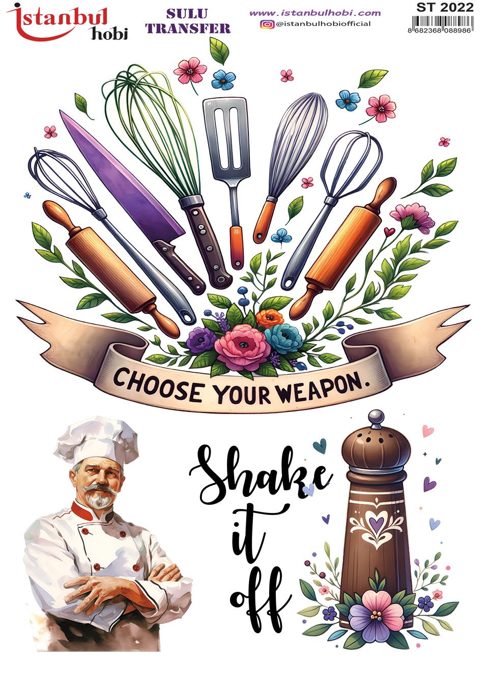 Sulu Transfer Kağıdı 25x35cm ST-2022