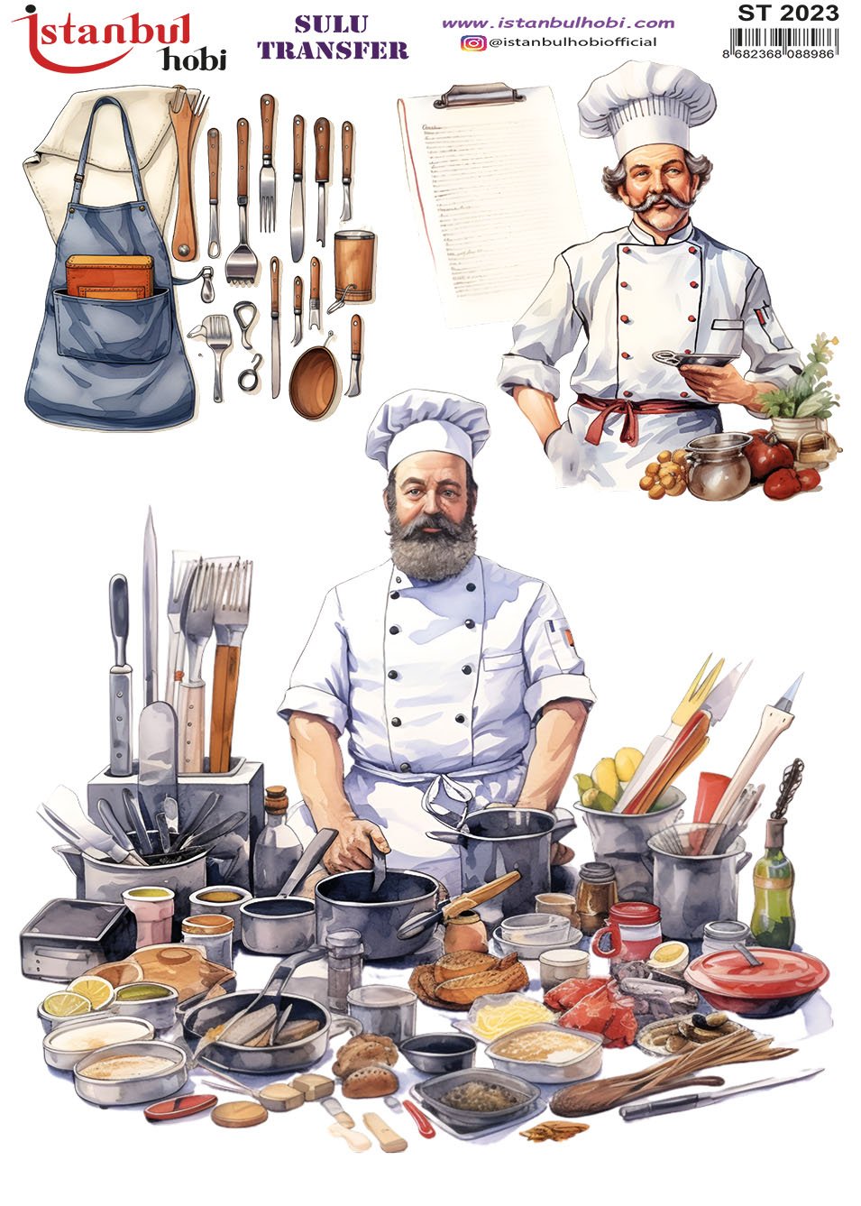 Sulu Transfer Kağıdı 25x35cm ST-2023