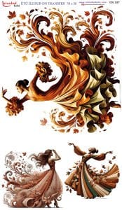 Ütü İle Rub On Transfer 30x50cm CK337