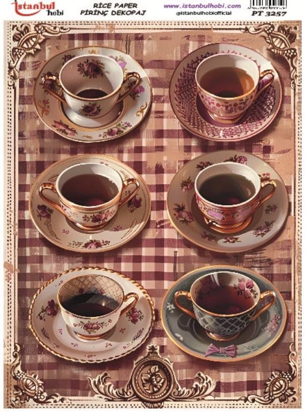 Pirinç Dekopaj Kağıdı 30x42cm PT-3257