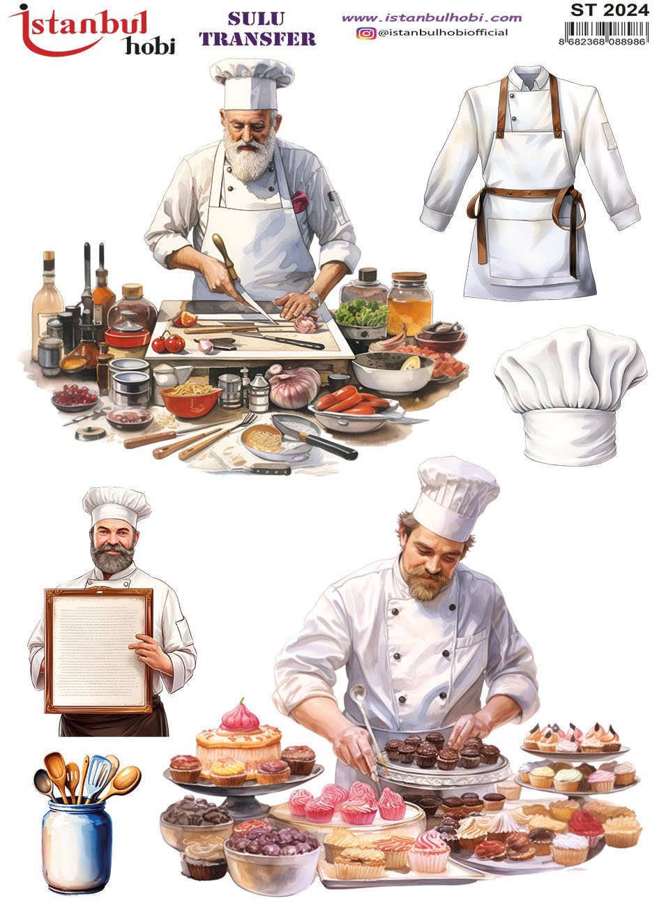 Sulu Transfer Kağıdı 25x35cm ST-2024