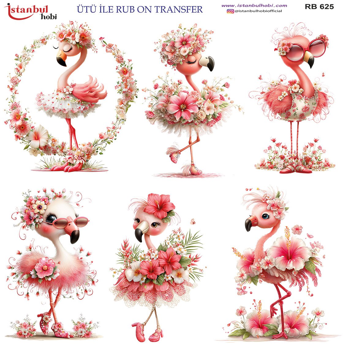 Ütü İle Rub On Transfer 30x30cm RB625