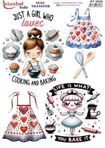 Sulu Transfer Kağıdı 25x35cm ST-2026