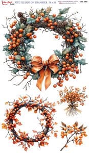 Ütü İle Rub On Transfer 30x50cm CK340