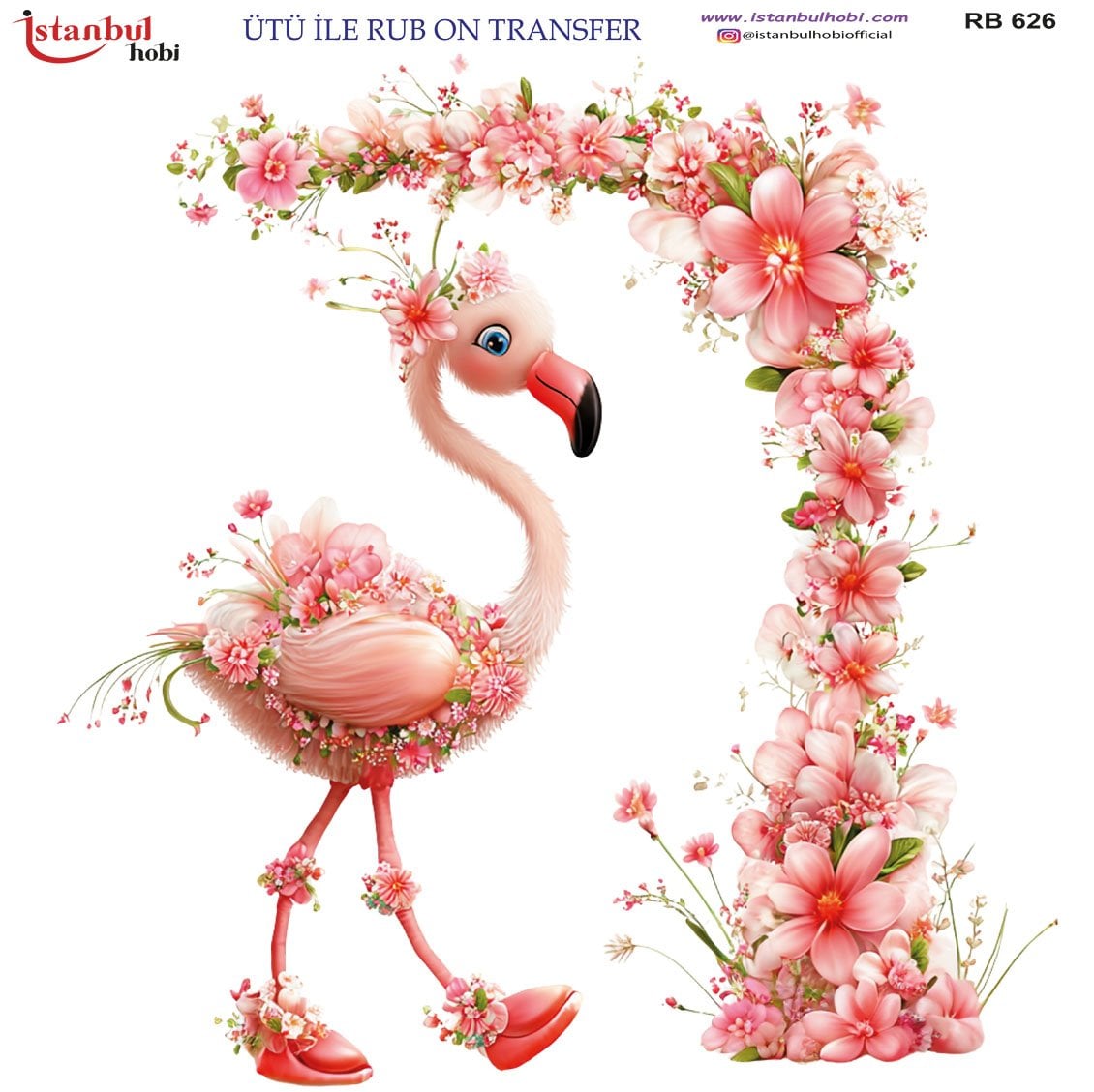 Ütü İle Rub On Transfer 30x30cm RB626