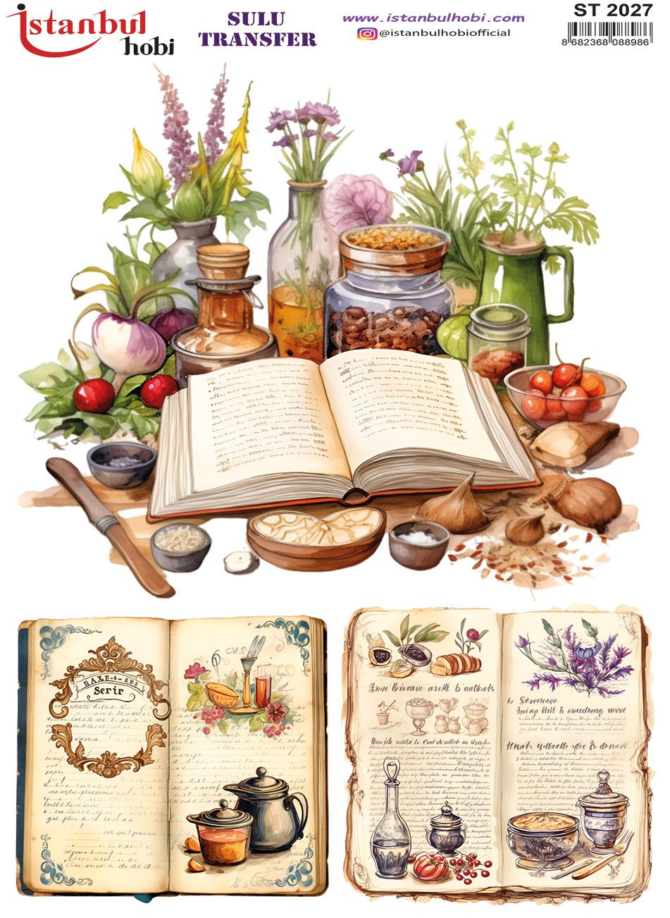 Sulu Transfer Kağıdı 25x35cm ST-2027