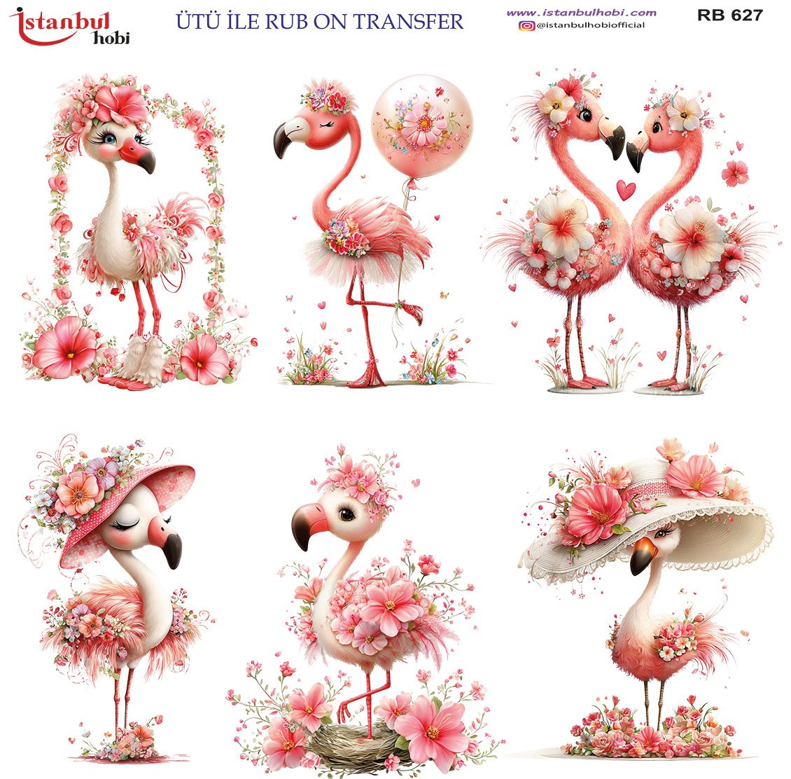 Ütü İle Rub On Transfer 30x30cm RB627