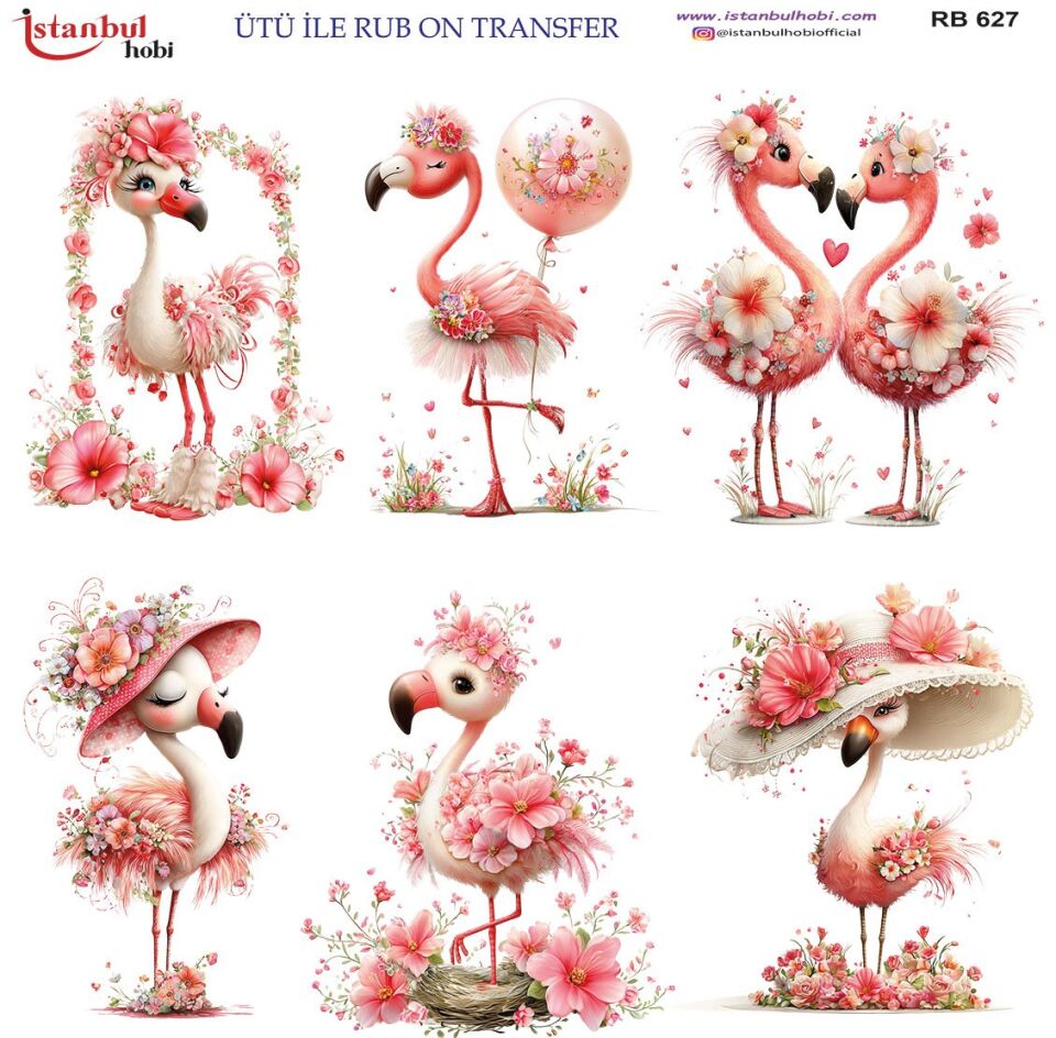 Ütü İle Rub On Transfer 30x30cm RB627
