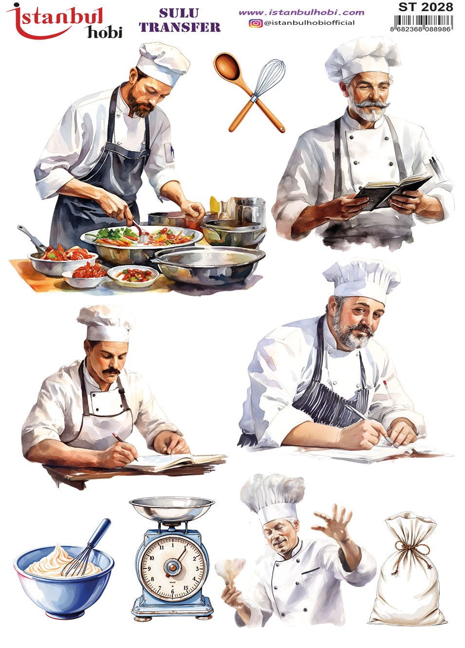 Sulu Transfer Kağıdı 25x35cm ST-2028