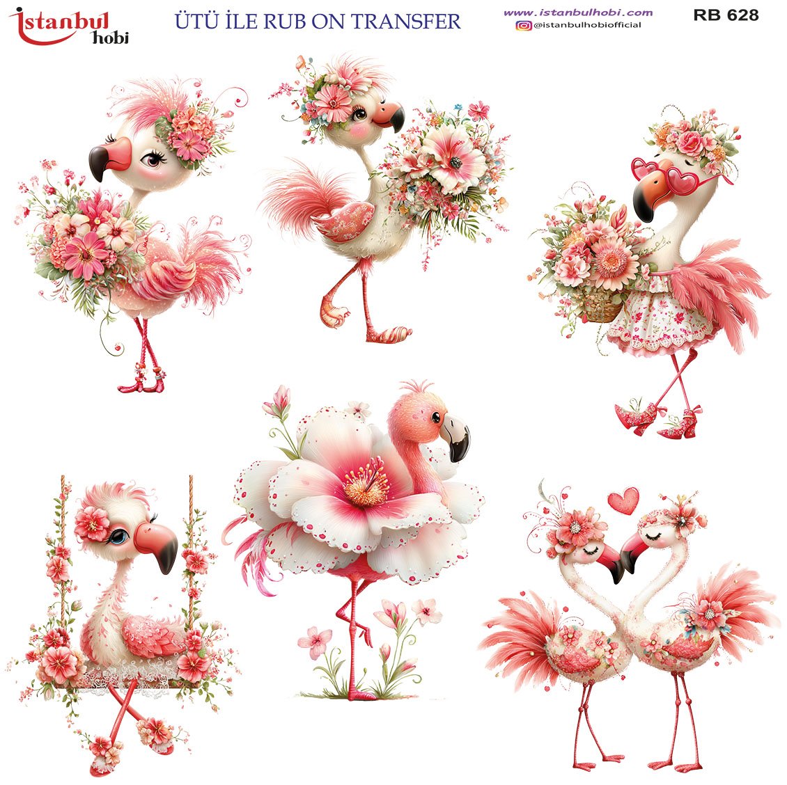 Ütü İle Rub On Transfer 30x30cm RB628