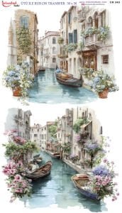 Ütü İle Rub On Transfer 30x50cm CK343