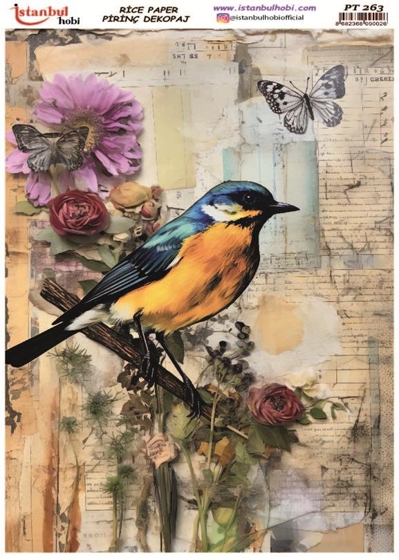 Pirinç Dekopaj Kağıdı 30x42cm PT-263