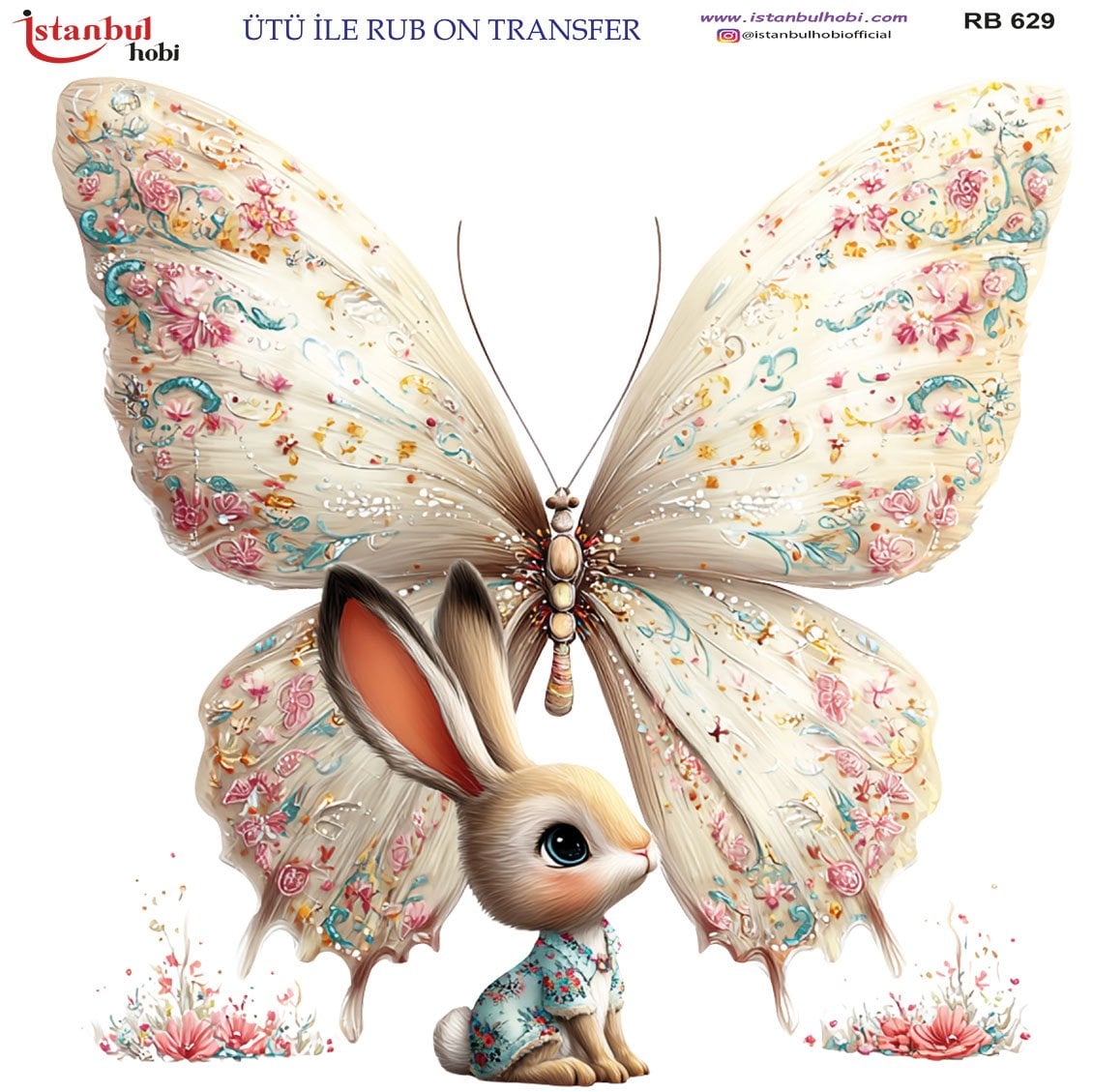 Ütü İle Rub On Transfer 30x30cm RB629