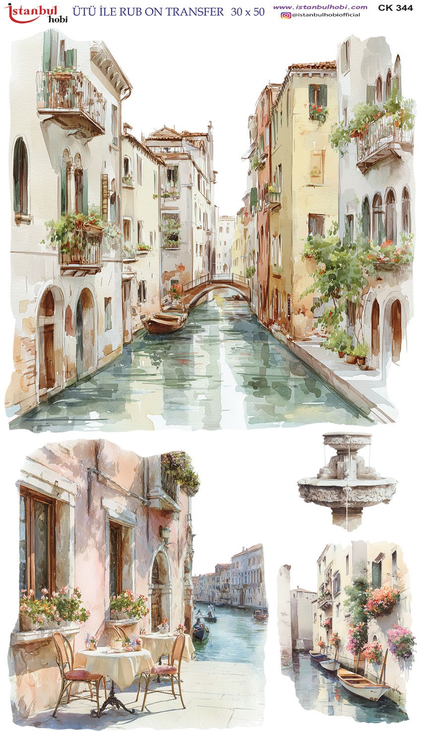 Ütü İle Rub On Transfer 30x50cm CK344