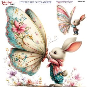 Ütü İle Rub On Transfer 30x30cm RB630