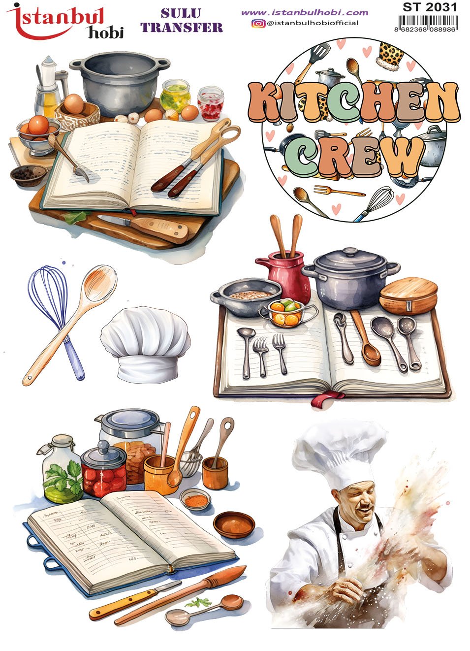 Sulu Transfer Kağıdı 25x35cm ST-2031