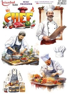 Sulu Transfer Kağıdı 25x35cm ST-2033