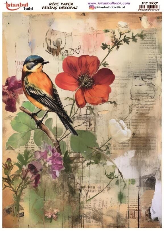Pirinç Dekopaj Kağıdı 30x42cm PT-267
